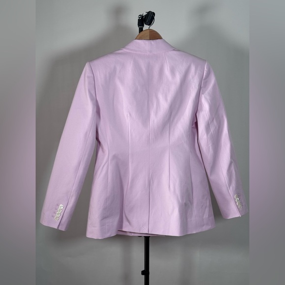 NWT Jcrew Double-breasted blazer in bi-stretch cotton blend - Picture 6 of 8